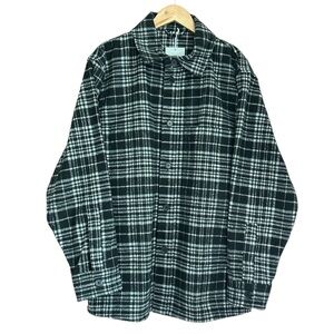 NWT H&M Wool Blend Premium Selection Plaid Oversized Plaid Shacket Size Large
